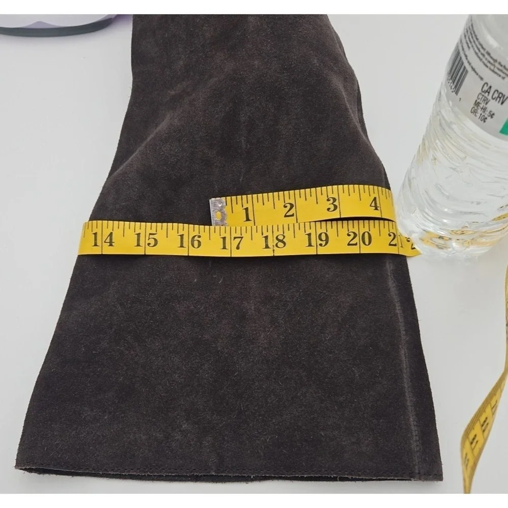 Børn CRICKET Gray Suede Y2K Sz W/9 Knee High NOS‎ Slouch Tall Riding Boots Flat